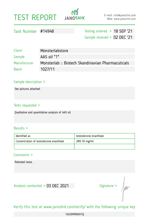 Testosterone enanthate - Image 6